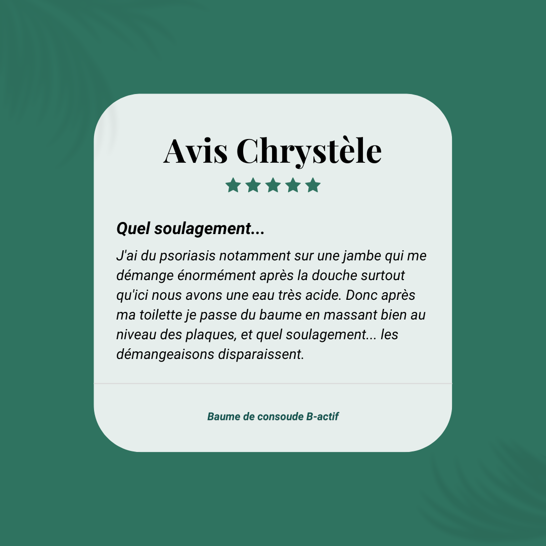 Baume de consoude 50ml - Action réparatrice et cicatrisante